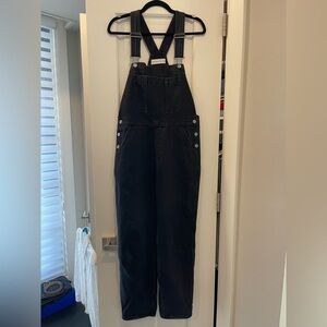 Abercrombie & Fitch Black Denim Overalls $60 OBO